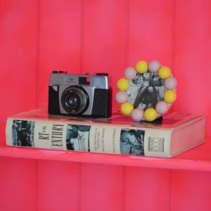 HOUSEVITAMIN Κορνίζα Bubbles Light Pink/Yellow 14.5x14.5cm