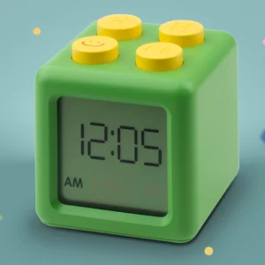 Mary’s Mini Ξυπνητήρι Cube Green – Ρολόι Ξυπνητήρι σε Σχήμα Κύβου