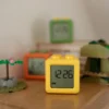 Mary’s Mini Ξυπνητήρι Cube Yellow – Ρολόι Ξυπνητήρι σε Σχήμα Κύβου