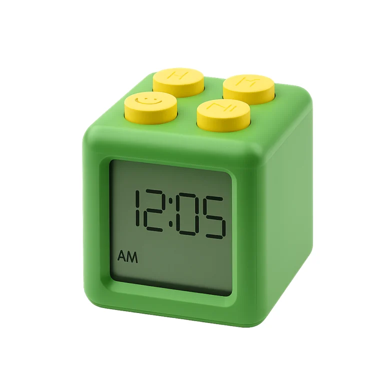 Mary’s Ξυπνητήρι Cube Green – Ρολόι Ξυπνητήρι σε Σχήμα Κύβου