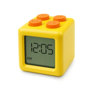 Mary’s Ξυπνητήρι Cube Yellow – Ρολόι Ξυπνητήρι σε Σχήμα Κύβου