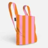 Notabag The Original Convertible Bag Orange/Pink Stripes