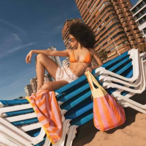 Notabag The Original Convertible Bag Vanilla Stripes
