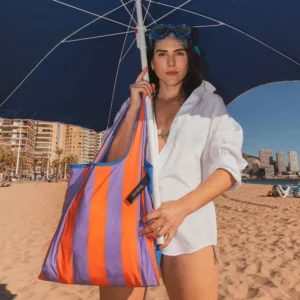 Notabag Tote Royal Stripes – Foldable Eco Tote Bag