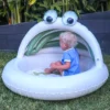 SUNNYLiFE Παιδική Φουσκωτή Πισίνα Cookie the Croc με Σκίαστρο