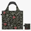LOQI Τσάντα Shopping Bag Keith Haring Black