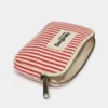 Hindbag Πορτοφολάκι Lili Red Stripe από Οργανικό Βαμβάκι