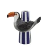 HOUSEVITAMIN Διακοσμητικό Βάζο Toucan 16.5×7.5×16cm