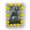 HOUSEVITAMIN Κορνίζα Bubbles Pink Yellow 18.5×13.5cm