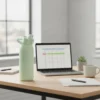 Quokka Ανοξείδωτος Θερμός με Στόμιο 700ml Pastel Green