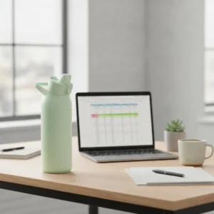 Quokka Ανοξείδωτος Θερμός με Στόμιο 700ml Pastel Green