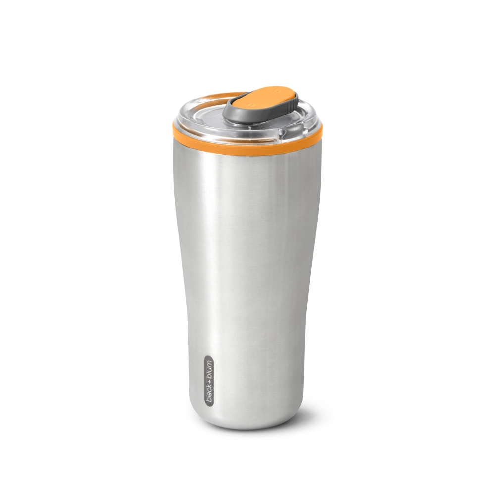 Black + Blum Travel Tumbler Orange 600ml Ανοξείδωτος Θερμός