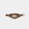 Hindbag Μπρελόκ Πορτοφολάκι Côme Cinnamon Zebra