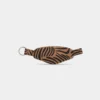 Hindbag Μπρελόκ Πορτοφολάκι Côme Cinnamon Zebra