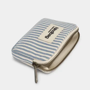 Hindbag Πορτοφολάκι Lili Blue Striped από Οργανικό Βαμβάκι
