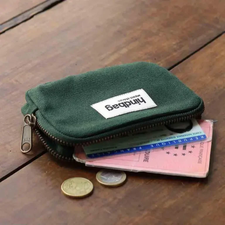 Hindbag Πορτοφολάκι Lili Forest Green από Οργανικό Βαμβάκι