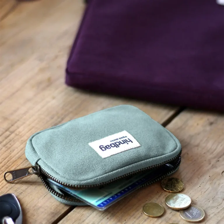 Hindbag Πορτοφολάκι Lili Sage Green από Οργανικό Βαμβάκι