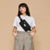 Hindbag Τσαντάκι Μέσης Harry Black από Οργανικό Βαμβάκι