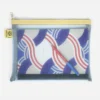 Papier Tigre Mesh Pocket Couleur Vert Medium Διάφανη Θήκη Organizer