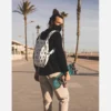 Notabag Original Black Brush White Πτυσσόμενη Τσάντα Tote Backpack 2 σε 1