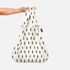 Notabag Original Black Brush White Πτυσσόμενη Τσάντα Tote Backpack 2 σε 1