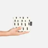 Notabag Original Black Brush White Πτυσσόμενη Τσάντα Tote Backpack 2 σε 1