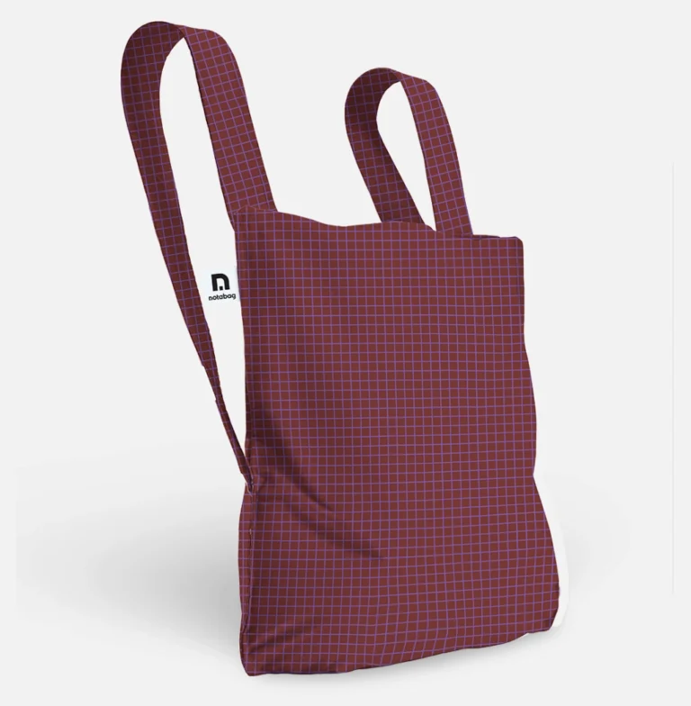 Notabag Original Plum Please Πτυσσόμενη Τσάντα Tote Backpack 2 σε 1