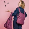 Notabag Original Plum Please Πτυσσόμενη Τσάντα Tote Backpack 2 σε 1